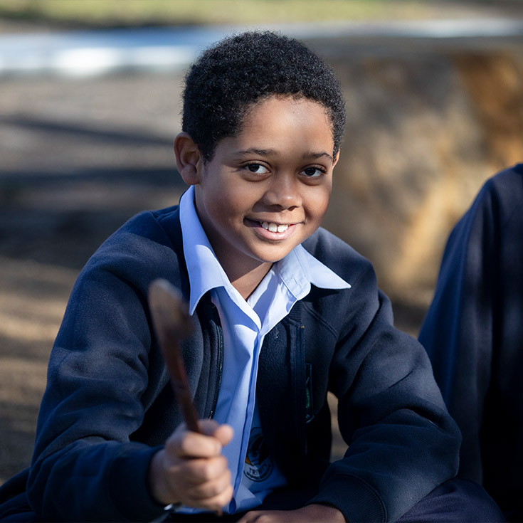 Trinity Catholic College Kemps Creek student