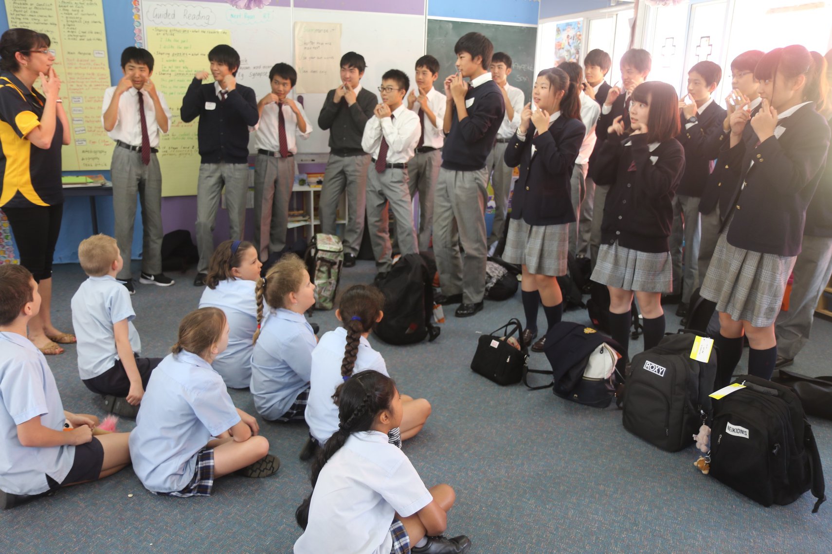Japanese High School students visit Trinity