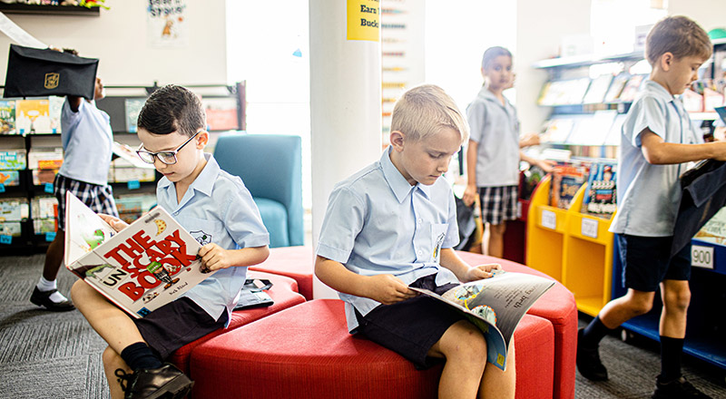 School Library at Trinity Catholic Primary Kemps Creek