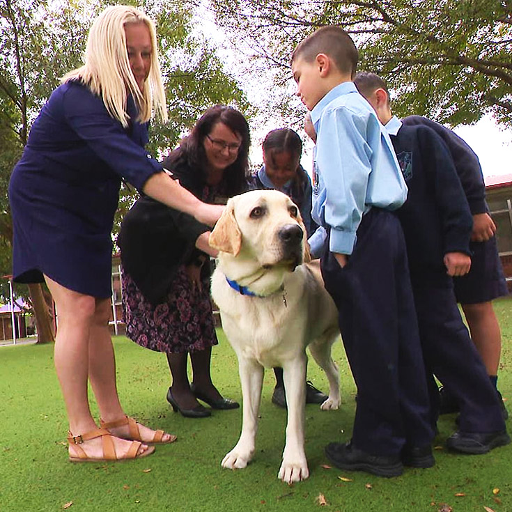 Happy students at Trinity Catholic Primary Kemps Creek