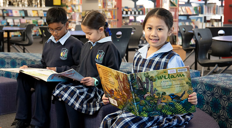 Trinity Catholic Primary Kemps Creek library