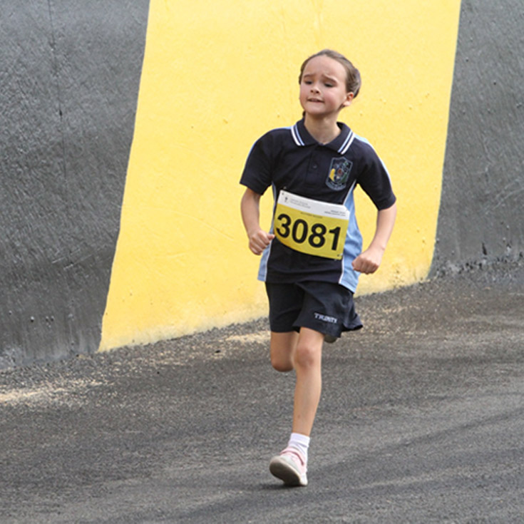 Student running at Sydney Motorsport Park Eastern Creek
